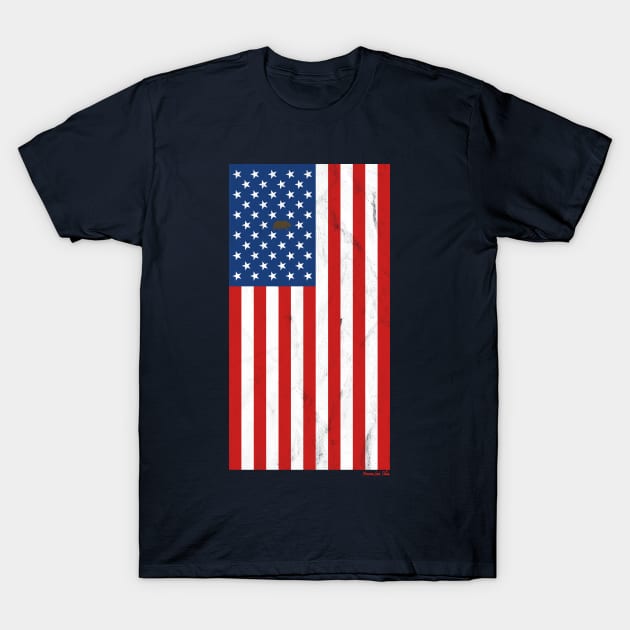 California Bear American Flag 4th Of July Independence Day TShirt T-Shirt by EmmaLoo